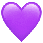 Purple Heart Emoji