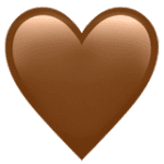Brown Heart Emoji