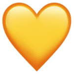 Yellow Heart Emoji