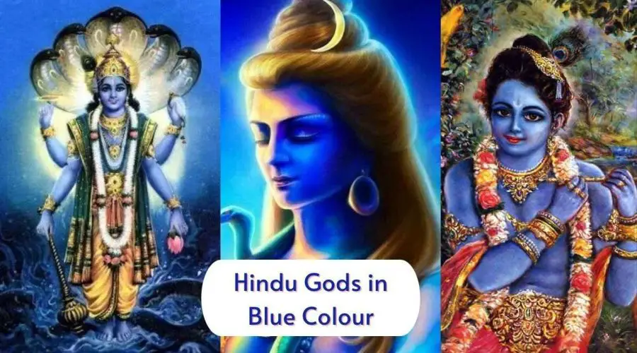 Why Hindu Gods are shown as Having a Blue Colour?