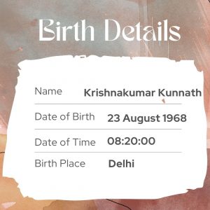 Krishnakumar Kunnath birth details