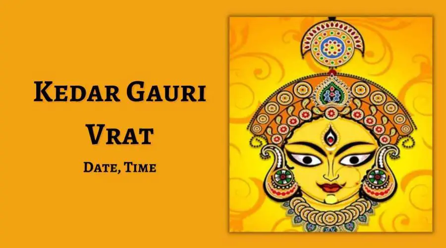 Kedar Gauri Vrat 2022: Date, Time, Celebrations and Significance