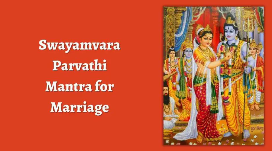 The Best Solution to All Your Marriage Problems: Swayamvara Parvathi Mantra