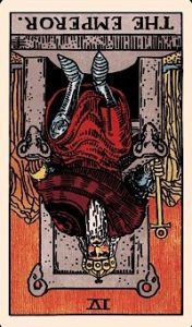 The Emperor Tarot Card (Reversed)