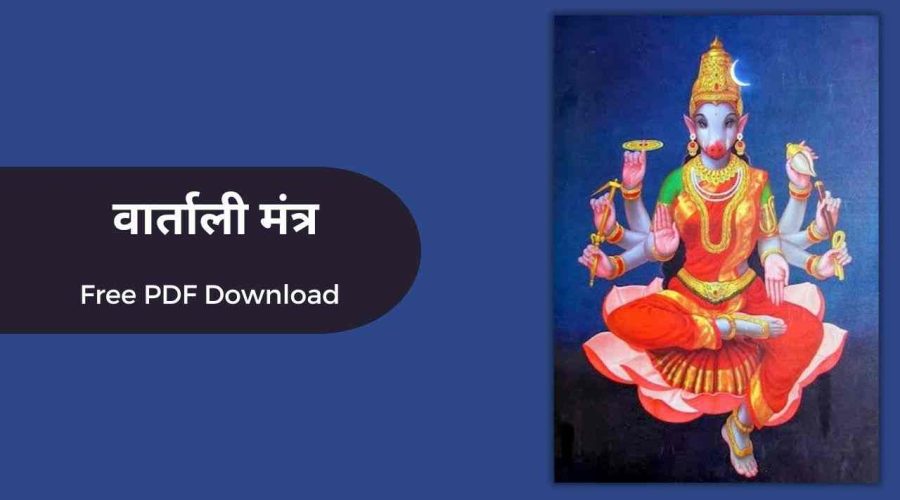 Vartali Mantra (Shatru Maran Mantra) | वार्ताली मंत्र साधना | Free PDF Download