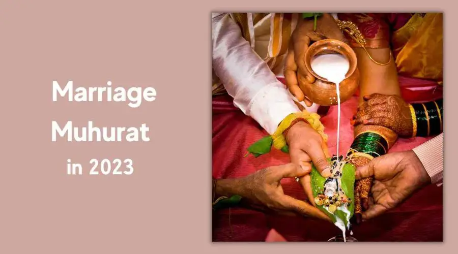 Marriage Muhurat in 2023| शुभ विवाह मुहूर्त 2023