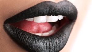 Jet Black Lipstick