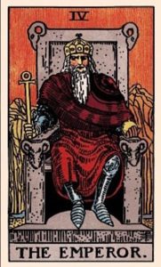 The Emperor Tarot Card  upright
