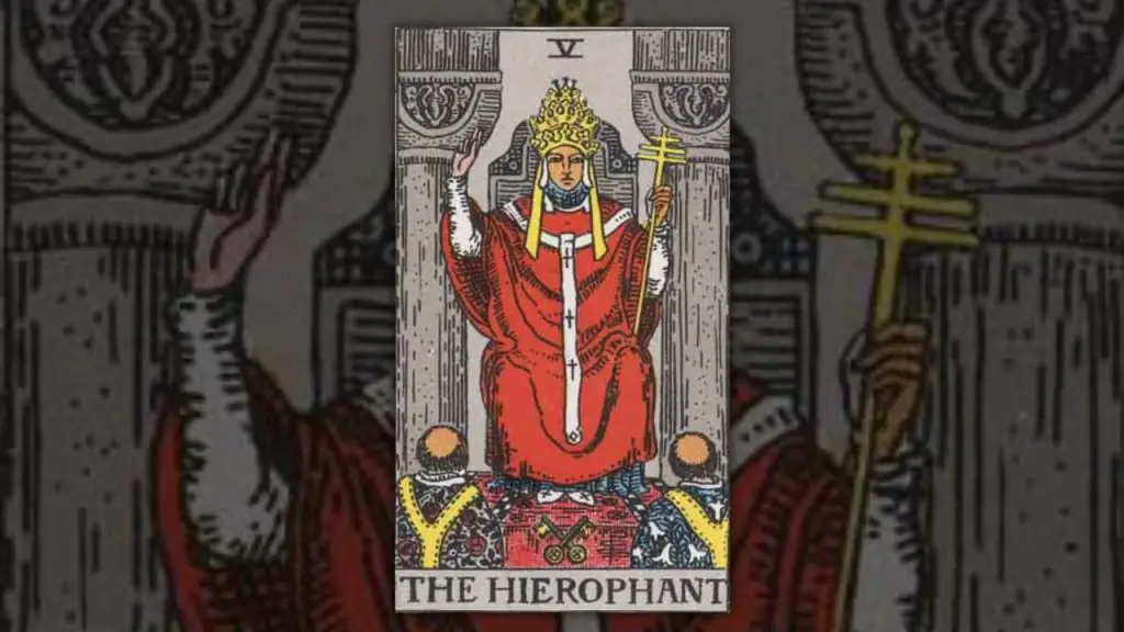 The Hierophant  Tarot Card Description