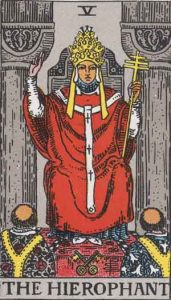 The Hierophant  Tarot Card (Upright)