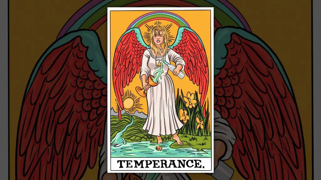 The Temperance Tarot Card Description