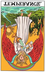 The Temperance Tarot Card (Reversed)