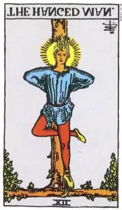 The Hanged Man Tarot Card (Reversed)