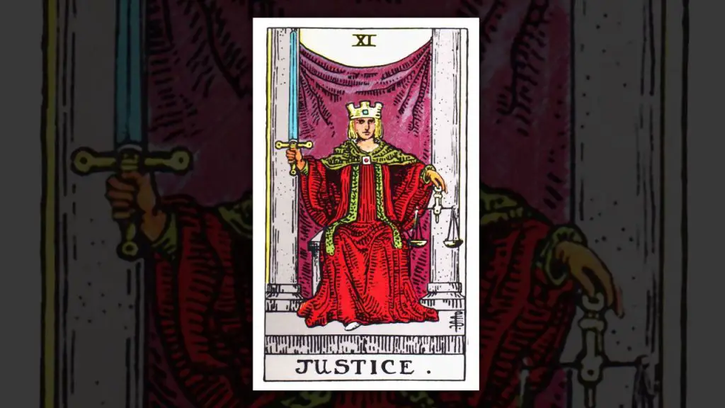 The Justice Tarot Card Description