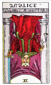 The Justice Tarot Card (Reversed)