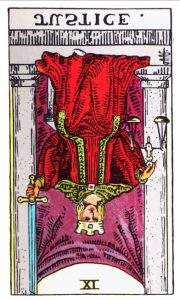 The Justice Tarot Card (Reversed)