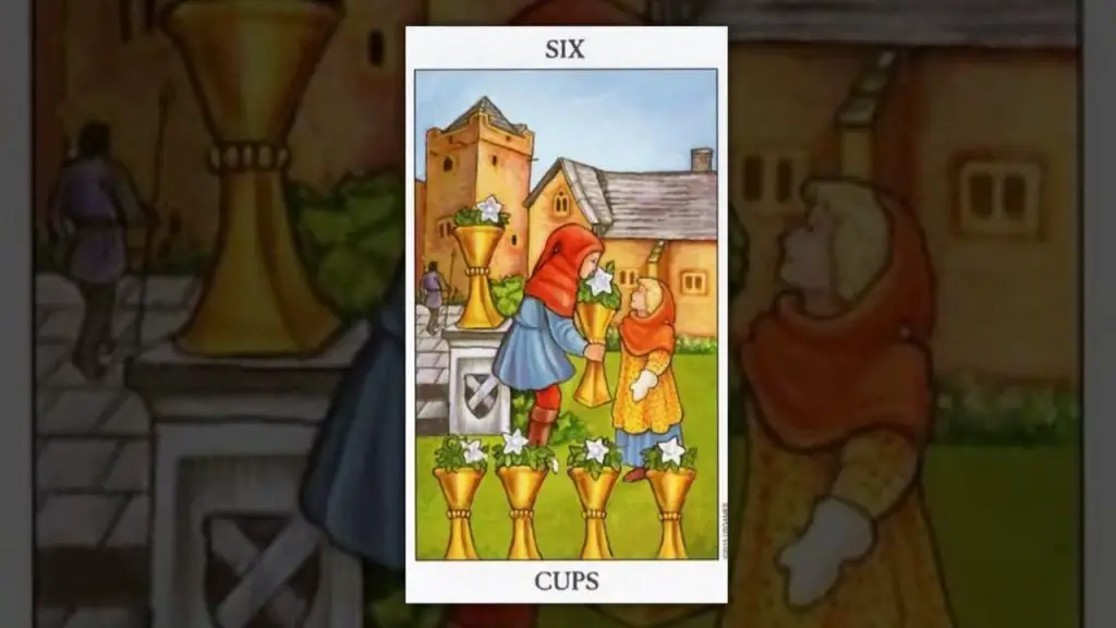 The Six of Cups Tarot Card Description