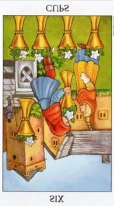 The Six of Cups Tarot Card (Reversed)