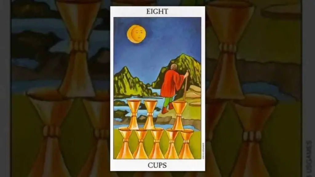 The Eight of Cups Tarot Card Description