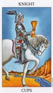 The Knight of Cups Tarot Card (Upright)