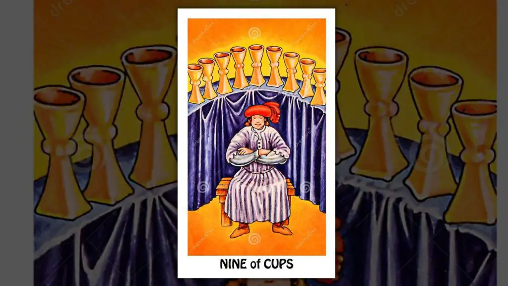 The Nine of Cups Tarot Card Description
