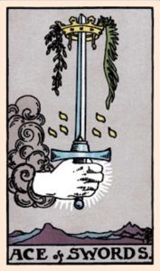 The Ace of Swords Tarot Card (Upright)