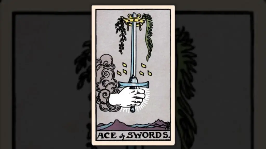 The Ace of Swords Tarot Card Description
