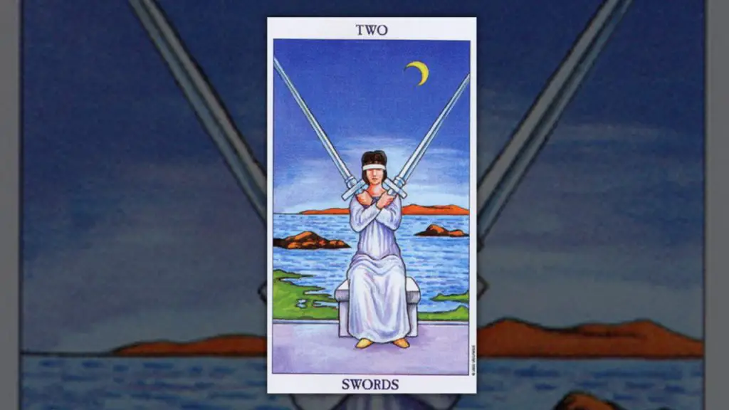 The Two of Swords Tarot Card Description