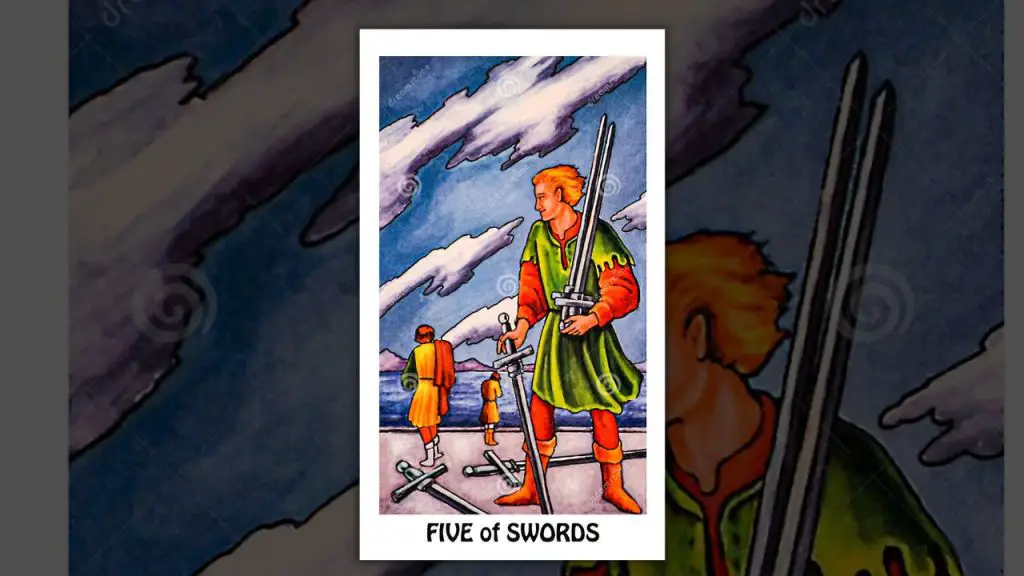 The Five of Swords Tarot Card Description