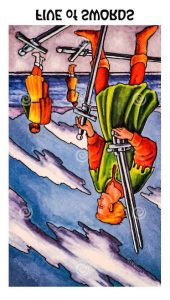 The Five of Swords Tarot Card (Reversed)