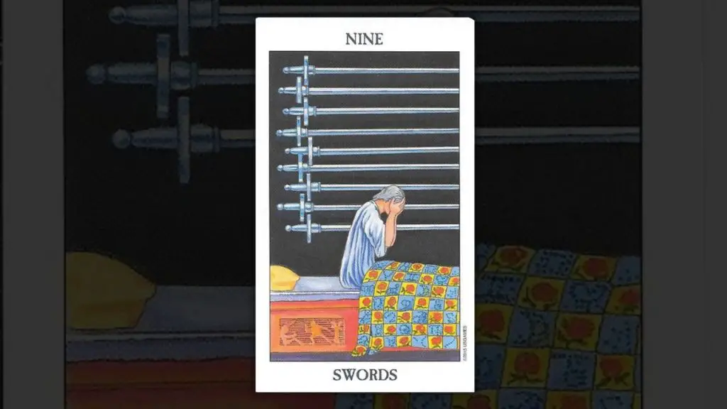 The Nine of Swords Tarot Card Description