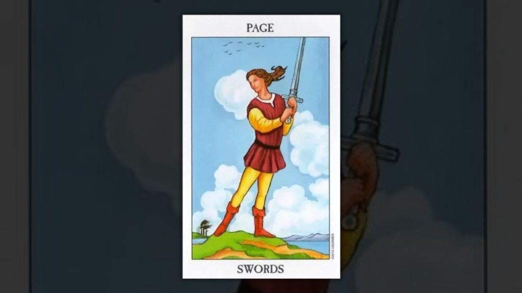 The Page of Swords Tarot Card Description