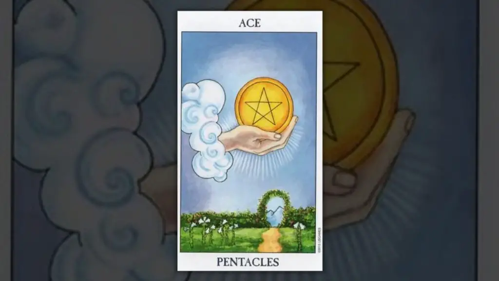 The Ace of Pentacles Tarot Card Description