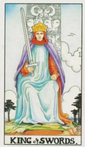The King of Swords Tarot Card (Upright)