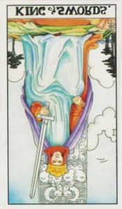 The King of Swords Tarot Card (Reversed)