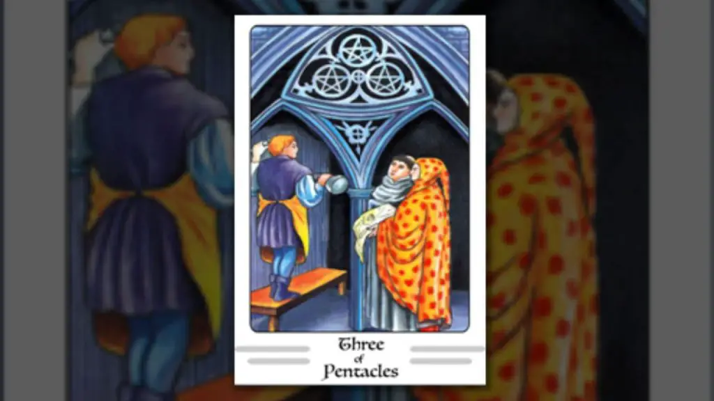 The Three of Pentacles Tarot Card