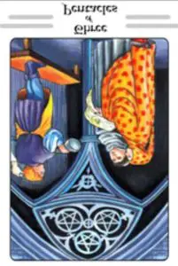 The Three of Pentacles Tarot Card (Reversed)