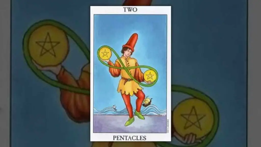 The Two of Pentacles Tarot Card Description