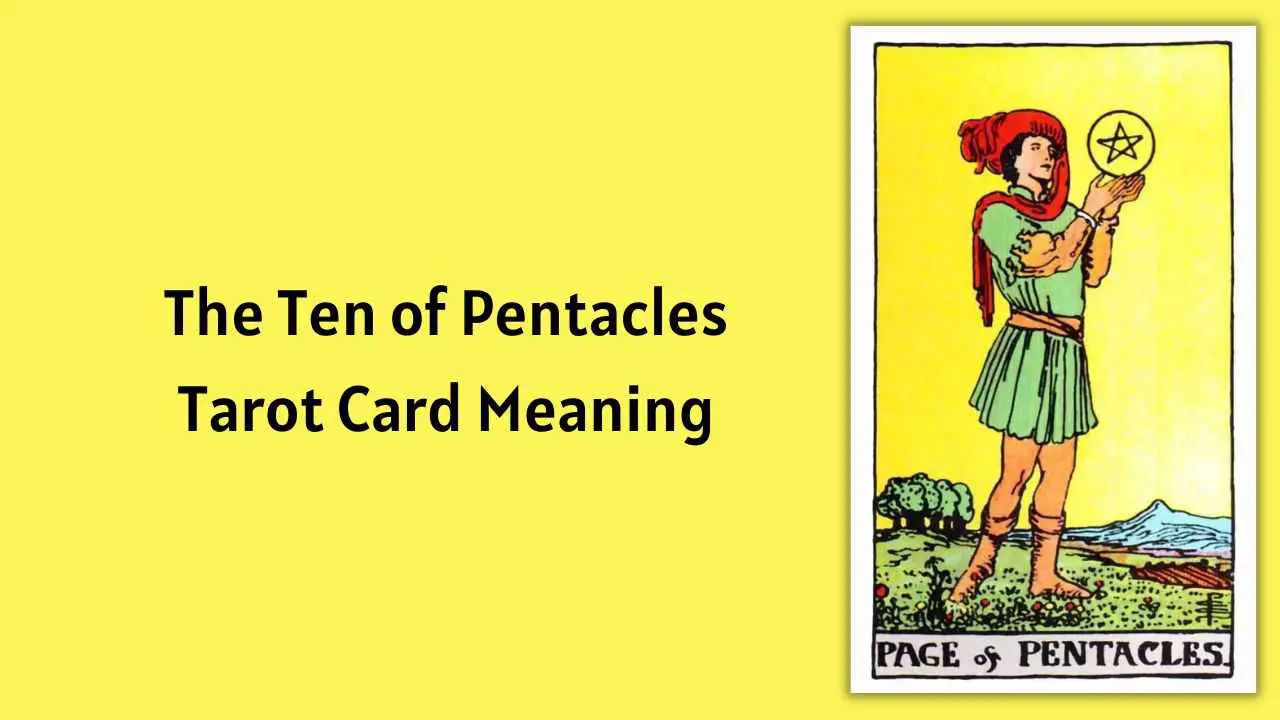 The Page of Pentacles Tarot Card Meanings