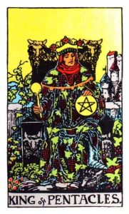 The King of Pentacles Tarot Card (Upright)