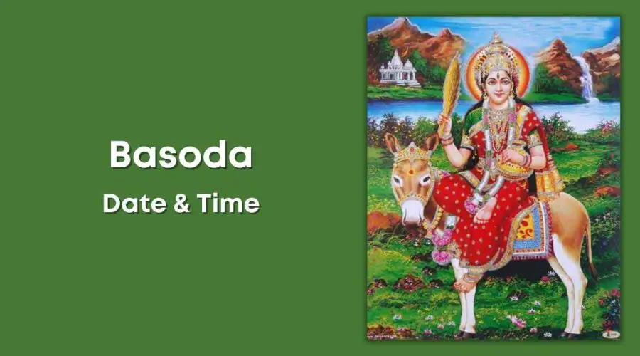 Basoda 2023 Date, Time, Rituals, and Significance