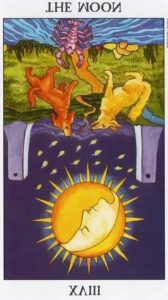 The Moon Tarot Card (Reversed)