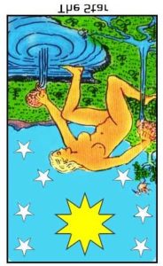 The Star Tarot Card (Reversed)