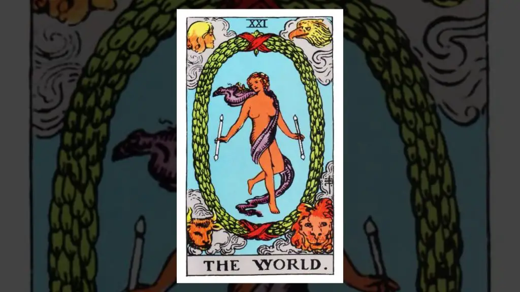 The World Tarot Card Description