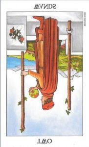 The Two of Wands Tarot Card (Reversed)