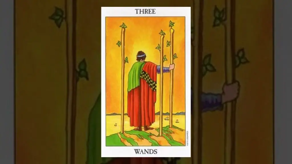 The Three of wands Tarot Card Description
