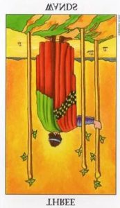 The Three of wands Tarot Card (Reversed)