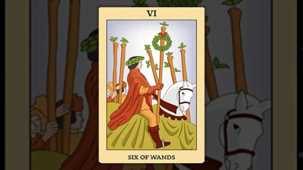 The Six of wands Tarot Card Description