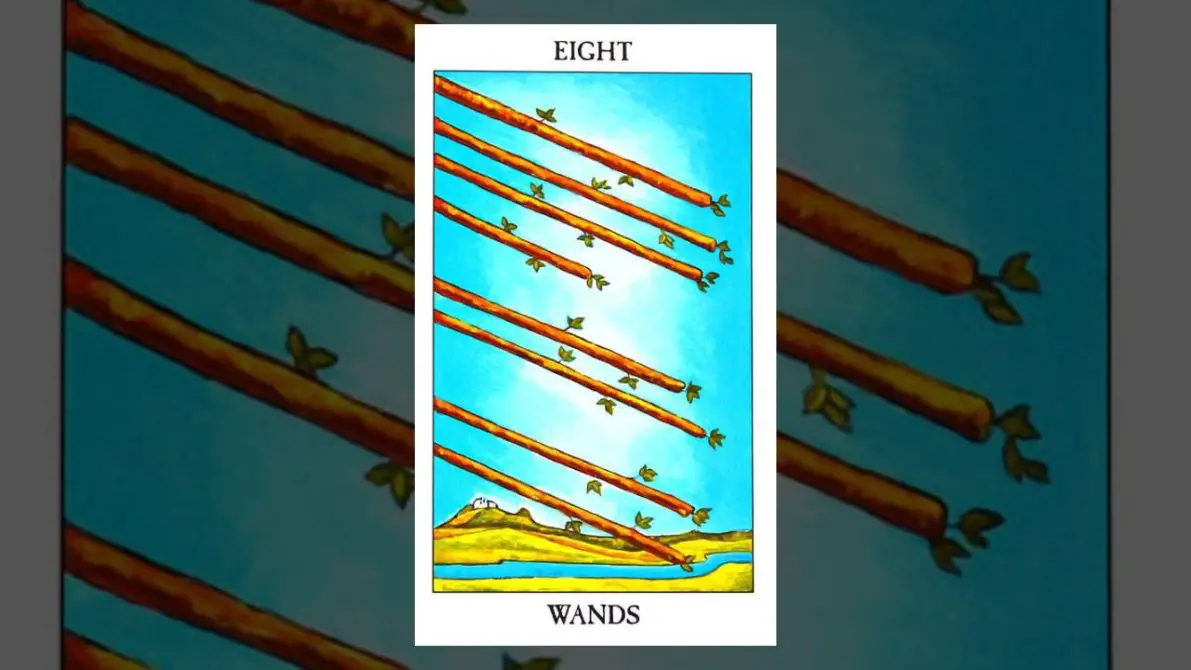 All About The Eight of wands Tarot Card The Eight of wands Tarot Card