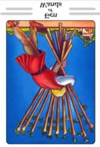 The Ten of wands Tarot Card (Reversed)